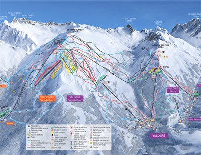Plan des Pistes