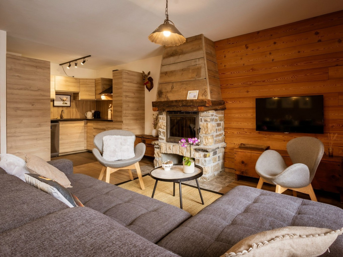 SALON - APPARTEMENT LES FERMES DU PLANET 2 - VALLOIRE LES VERNEYS SALON - APPARTEMENT LES FERMES DU PLANET 2 - VALLOIRE LES VERNEYS