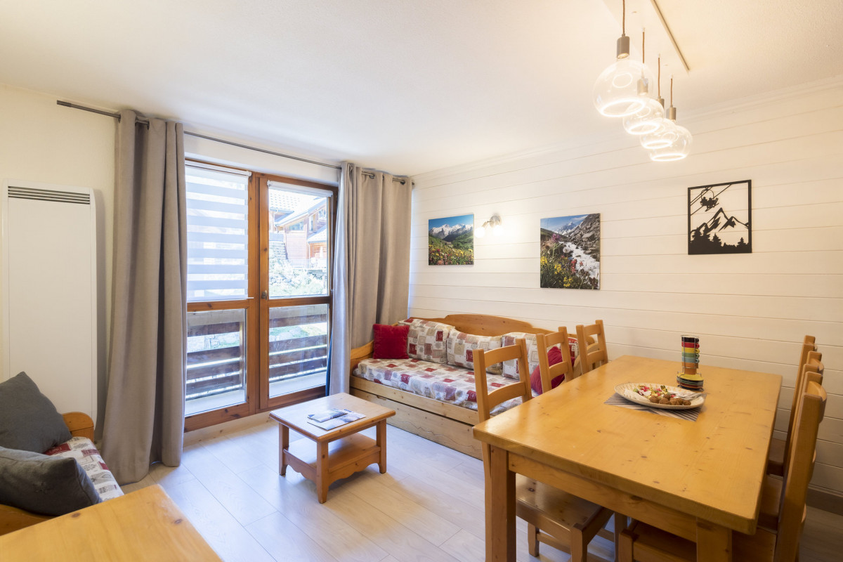 PIECE DE VIE - APPARTEMENT CHALETS DU GALIBIER G38 - VALLOIRE MOULIN BENJAMIN