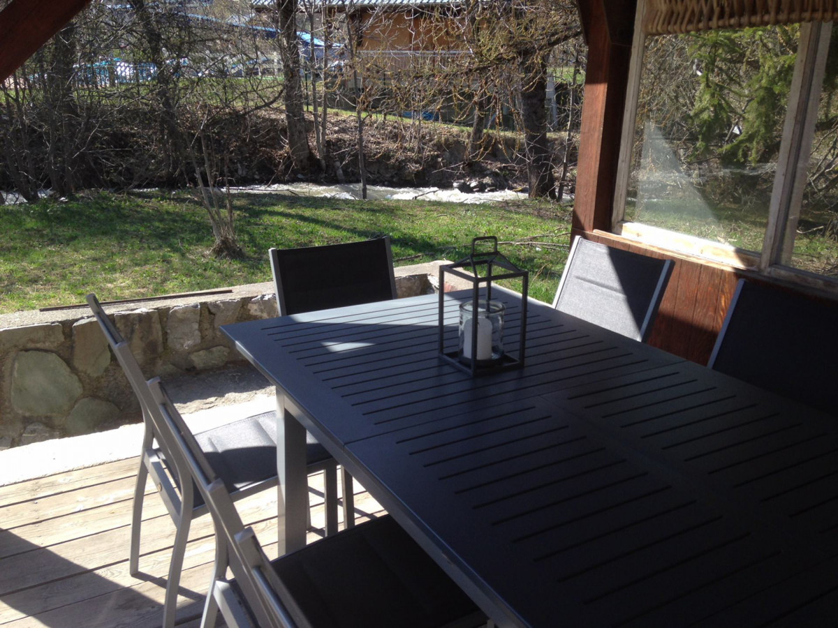 TERRASSE - CHALET L'ALPETTE - VALLOIRE TERRASSE - CHALET L'ALPETTE - VALLOIRE