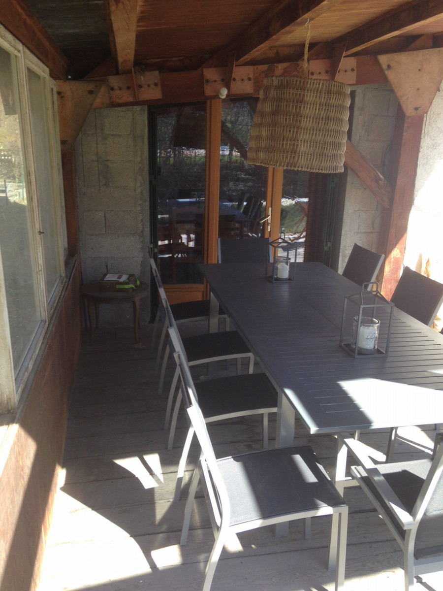 TERRASSE - CHALET L'ALPETTE - VALLOIRE TERRASSE - CHALET L'ALPETTE - VALLOIRE