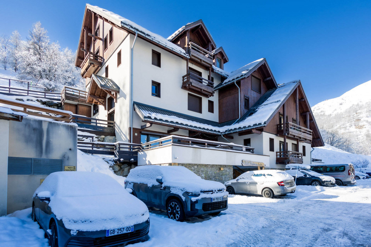 VUE 2 HIVER CHALET DU ROCHER - VALLOIRE CENTRE - VALLOIRE RESERVATIONS