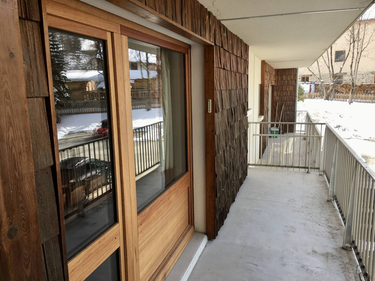 BALCON - APPARTEMENT VAL D'AUREA A 13 - VALLOIRE CENTRE BALCON - APPARTEMENT VAL D'AUREA A 13 - VALLOIRE CENTRE