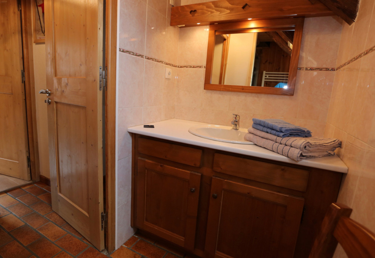 SALLE DE BAINS - APPARTEMENT LES ECRINS - VALLOIRE CENTRE SALLE DE BAINS - APPARTEMENT LES ECRINS - VALLOIRE CENTRE