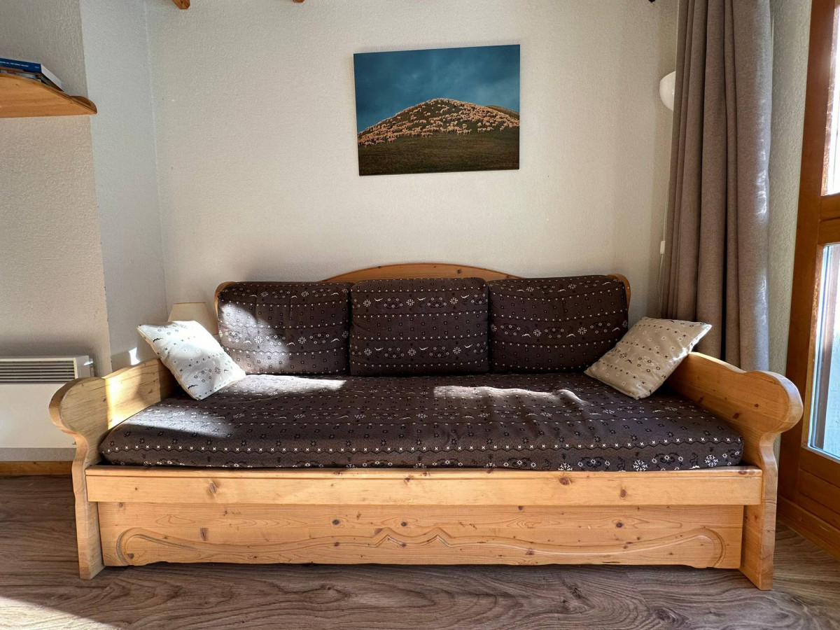 COUCHAGE SALON - CHALET DE TIGNY BRUYERE 3 - VALLOIRE CENTRE COUCHAGE SALON - CHALET DE TIGNY BRUYERE 3 - VALLOIRE CENTRE