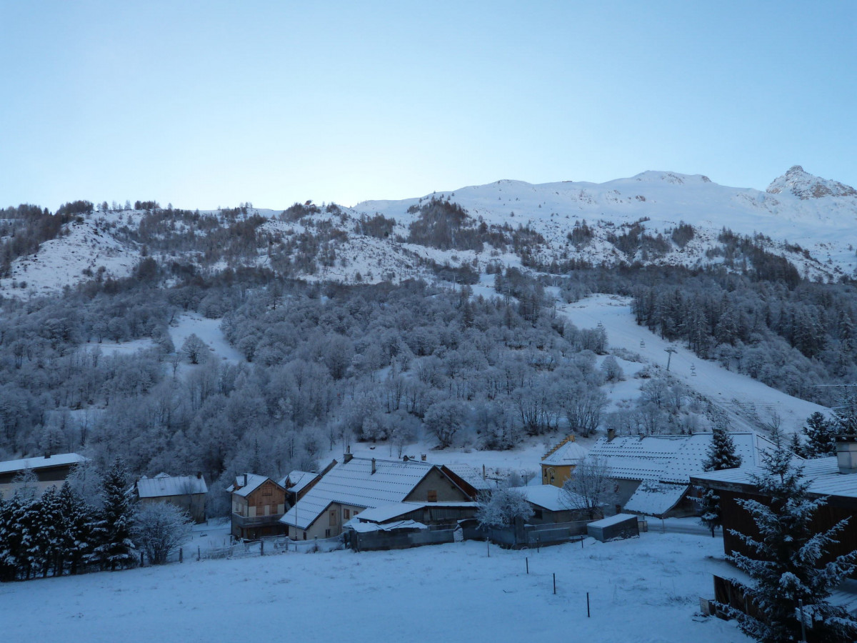 VUE HIVER - APPARTEMENT  THYMEL 8 - VALLOIRE LES VERNEYS