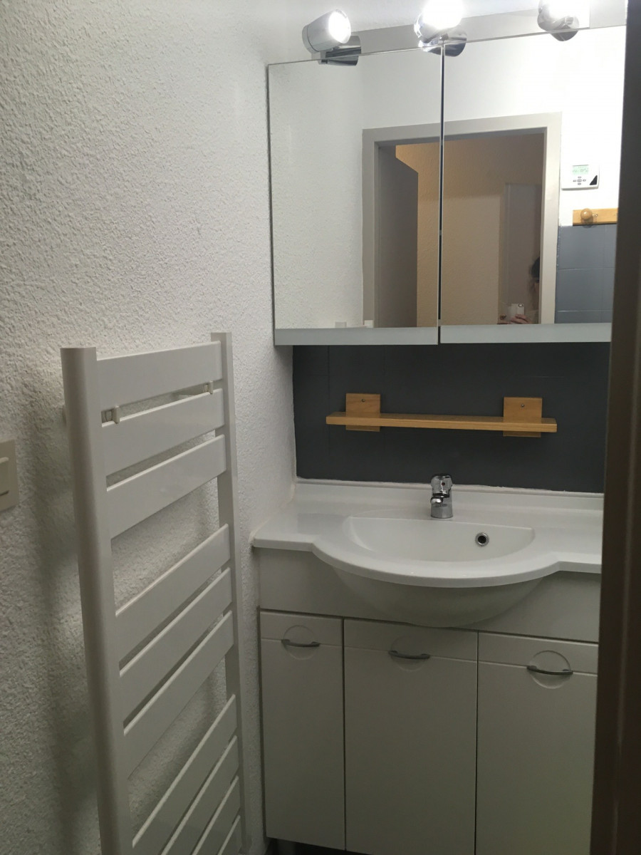 SALLE DE BAIN -  STUDIO THYMEL 19- VALLOIRE LES VERNEYS