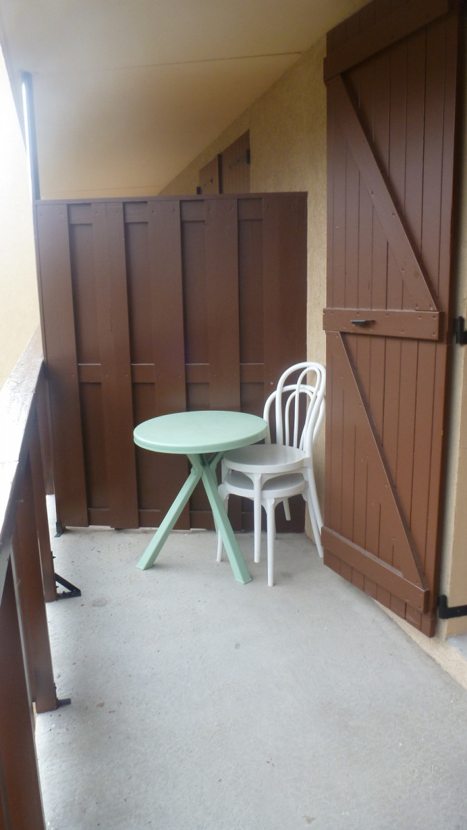 BALCON -  STUDIO THYMEL 19- VALLOIRE LES VERNEYS 