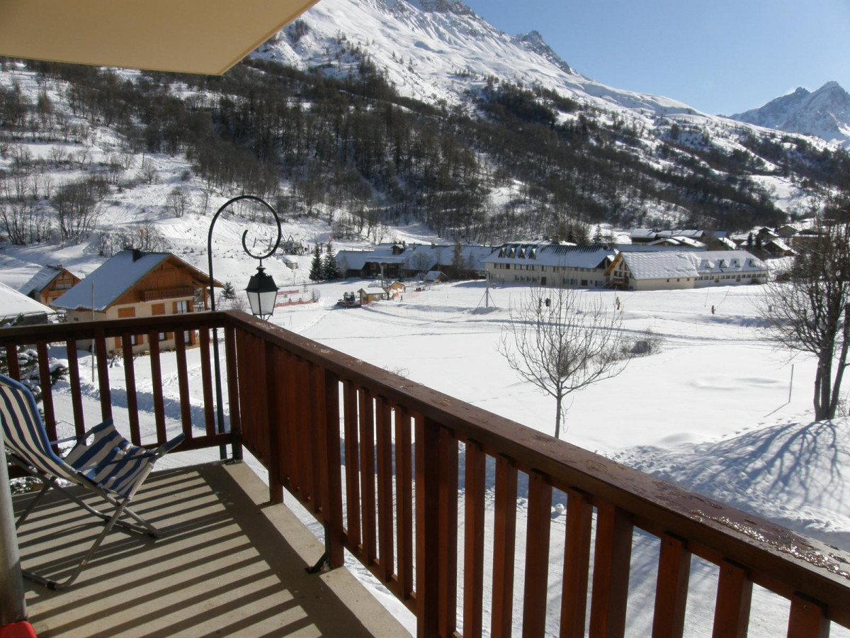 BALCON VUE HIVER - APPARTEMENT  THYMEL 21- VALLOIRE LES VERNEYS 