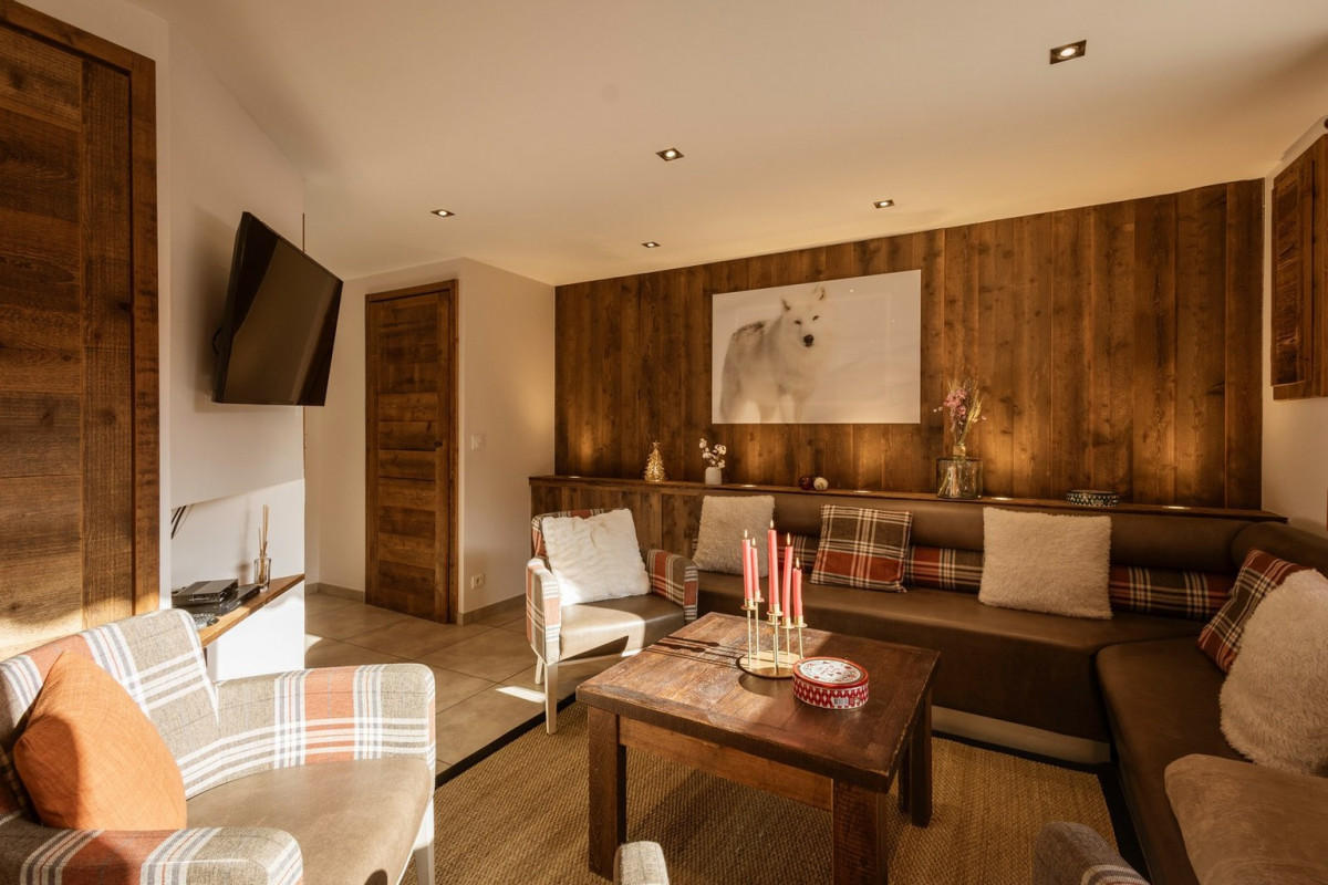 SALON - APPARTEMENT LES FERMES DU PLANET 5 - VALLOIRE LES VERNEYS - VALLOIRE RESERVATIONS