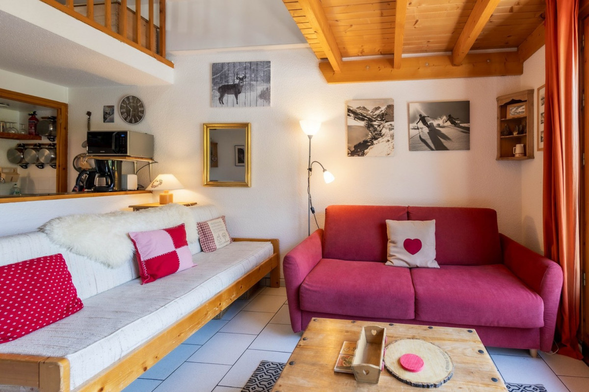 SALON - STUDIO MEZZANINE  LES AROLLES G N°58 - VALLOIRE LES VERNEYS - VALLOIRE RESERVATIONS