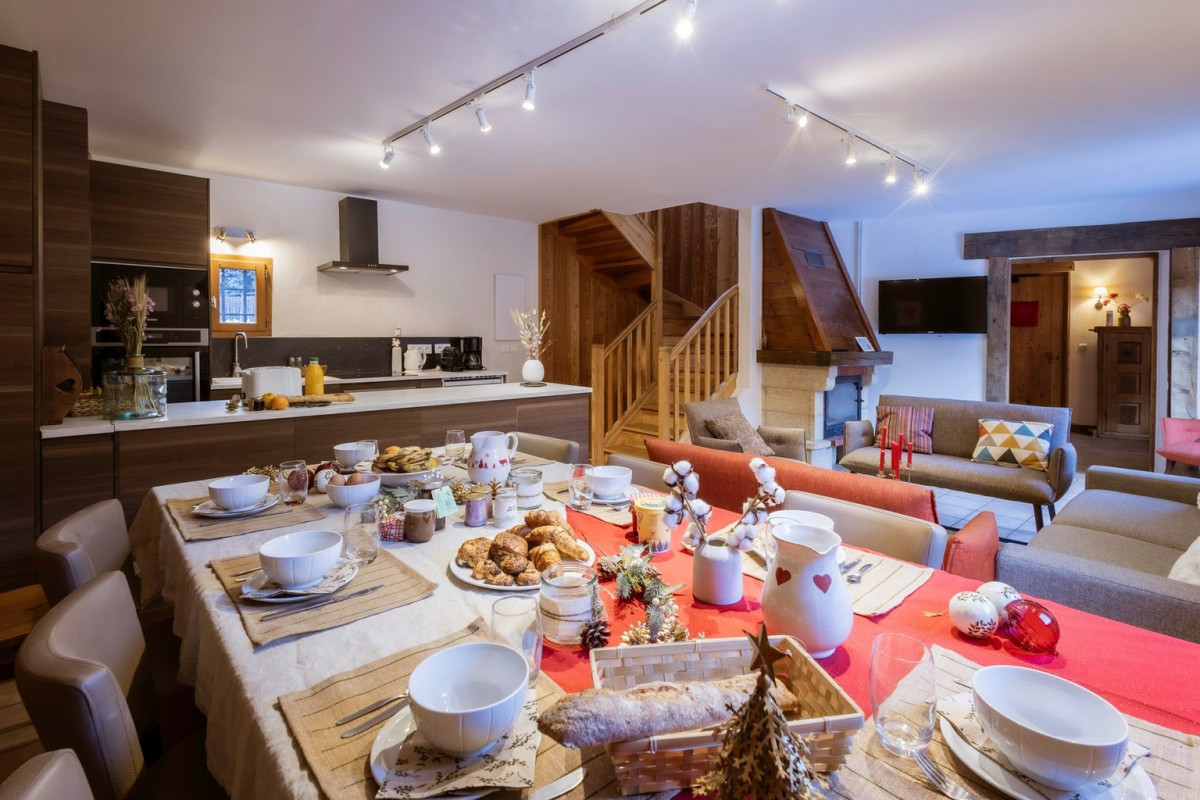 SALON - APPARTEMENT FERMES DU PLANET 4 - VALLOIRE LES VERNEYS