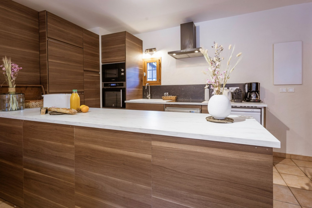 CUISINE - APPARTEMENT FERMES DU PLANET 4 - VALLOIRE LES VERNEYS