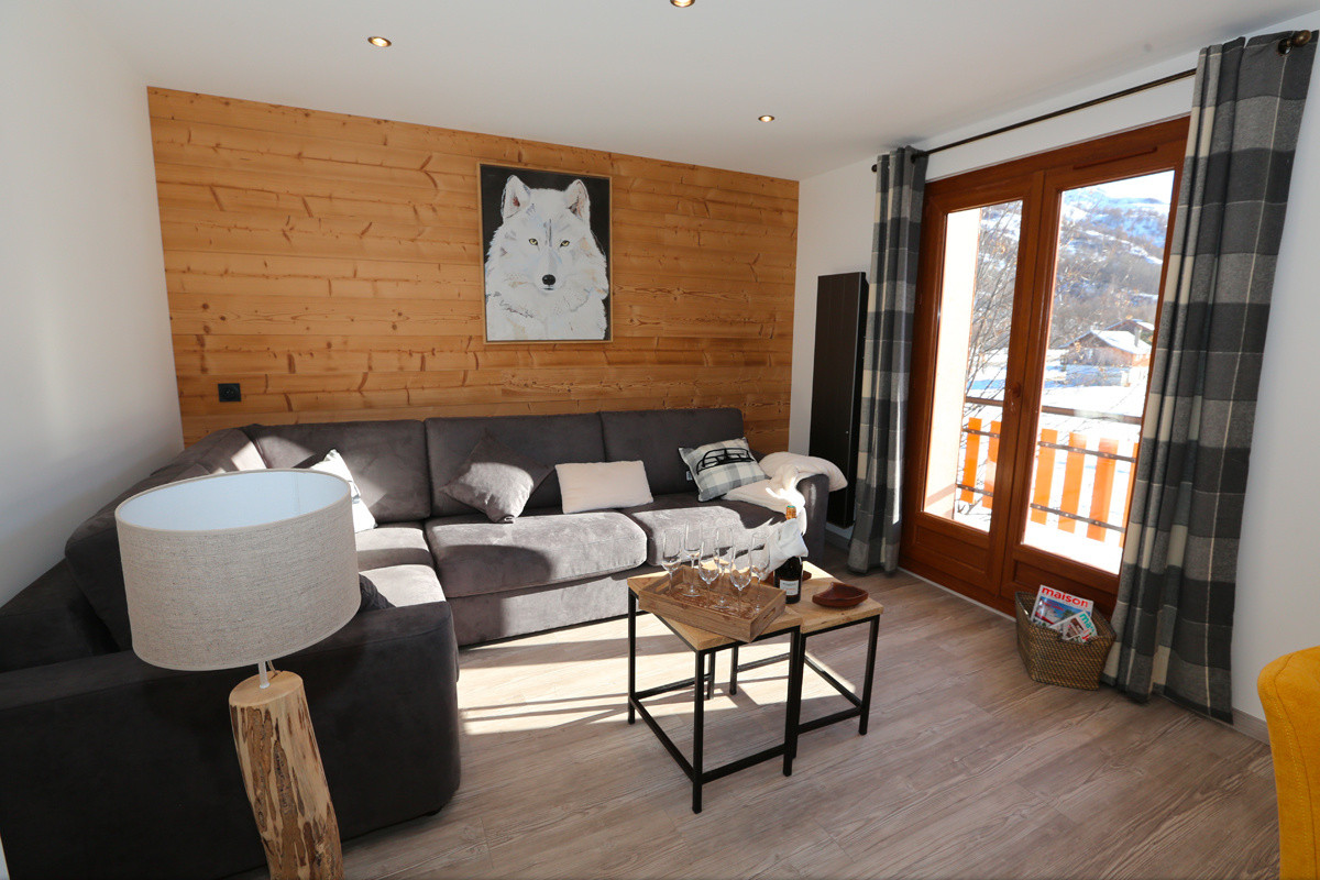 SALON - APPARTEMENT LE PIC VERT N° 5 - VALLOIRE LES VERNEYS - VALLOIRE RESERVATIONS
