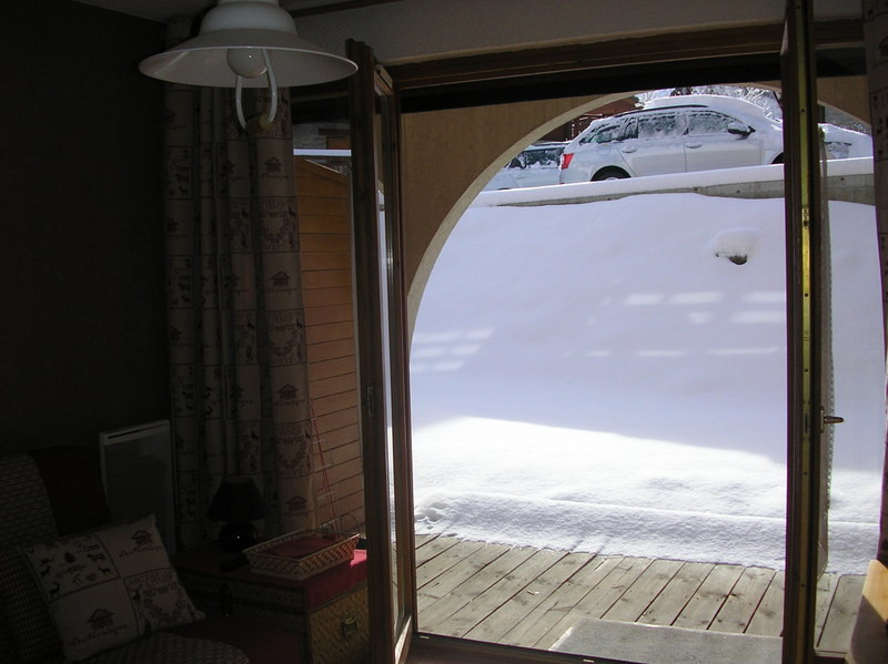 TERRASSE - STUDIO CORDELIERS 6 - VALLOIRE LA GRAND VY 