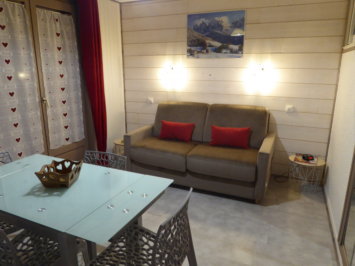 SALON - STUDIO DEMEURANCE 101 - VALLOIRE LES PLANS - VALLOIRE RESERVATIONS