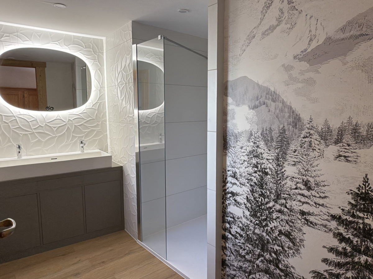 SALLE DE BAINS - CHALET LES MYRTILLES - VALLOIRE LES CHOSEAUX SALLE DE BAINS - CHALET LES MYRTILLES - VALLOIRE LES CHOSEAUX