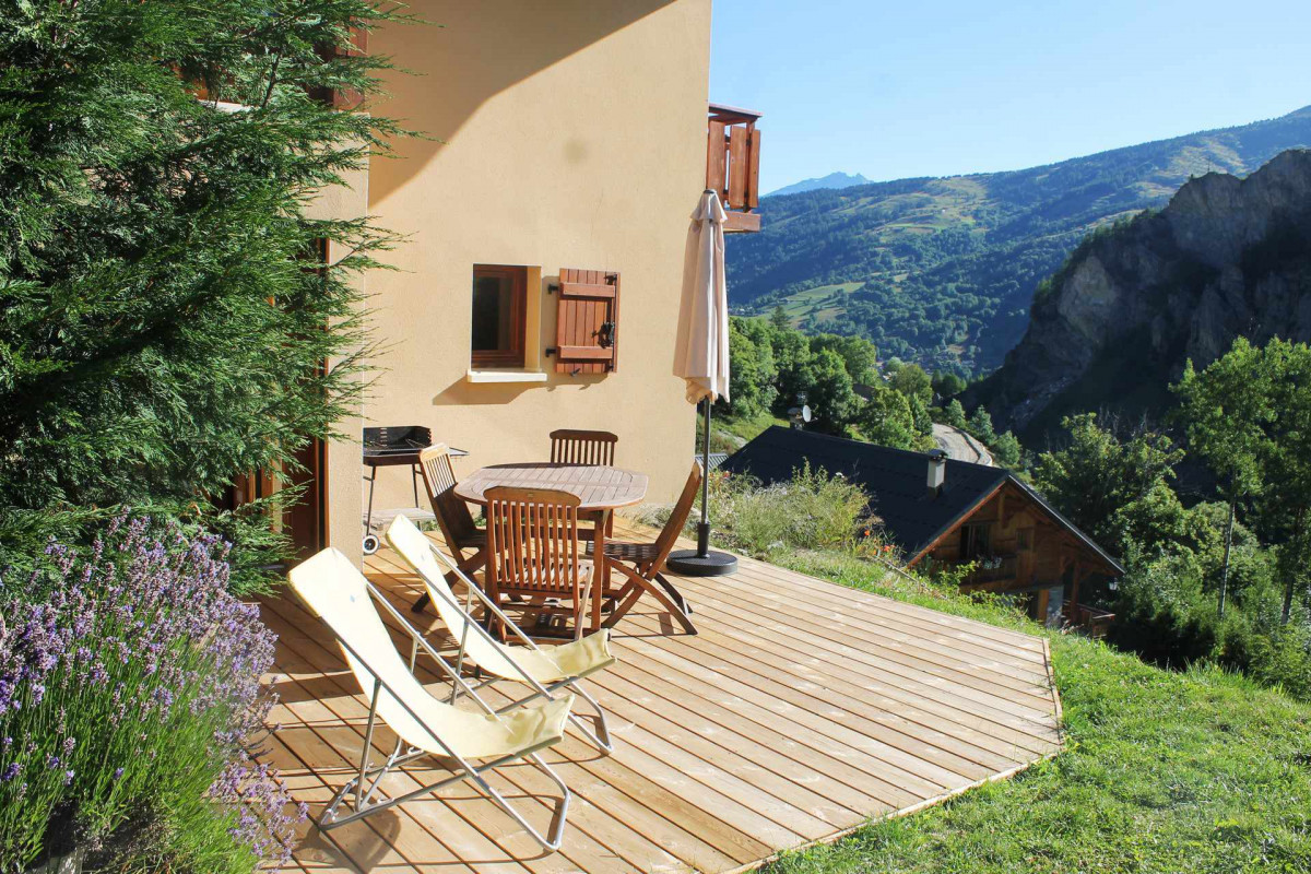 TERRASSE - APPARTEMENT GROS GRENIER C - VALLOIRE LE SERROZ TERRASSE - APPARTEMENT GROS GRENIER C - VALLOIRE LE SERROZ