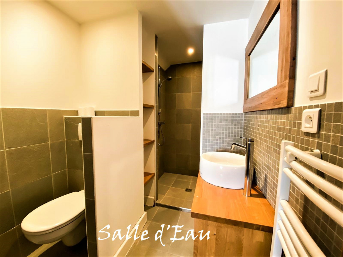 SALLE D'EAU - APPARTEMENT MONT DES HUILES 1 - VALLOIRE LA RIVINE SALLE D'EAU - APPARTEMENT MONT DES HUILES 1 - VALLOIRE LA RIVINE