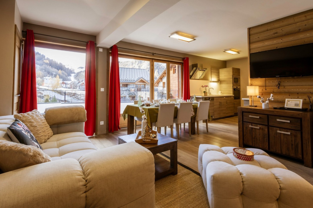 SEJOUR- APPARTEMENT ADRIEN 6 - VALLOIRE CENTRE 