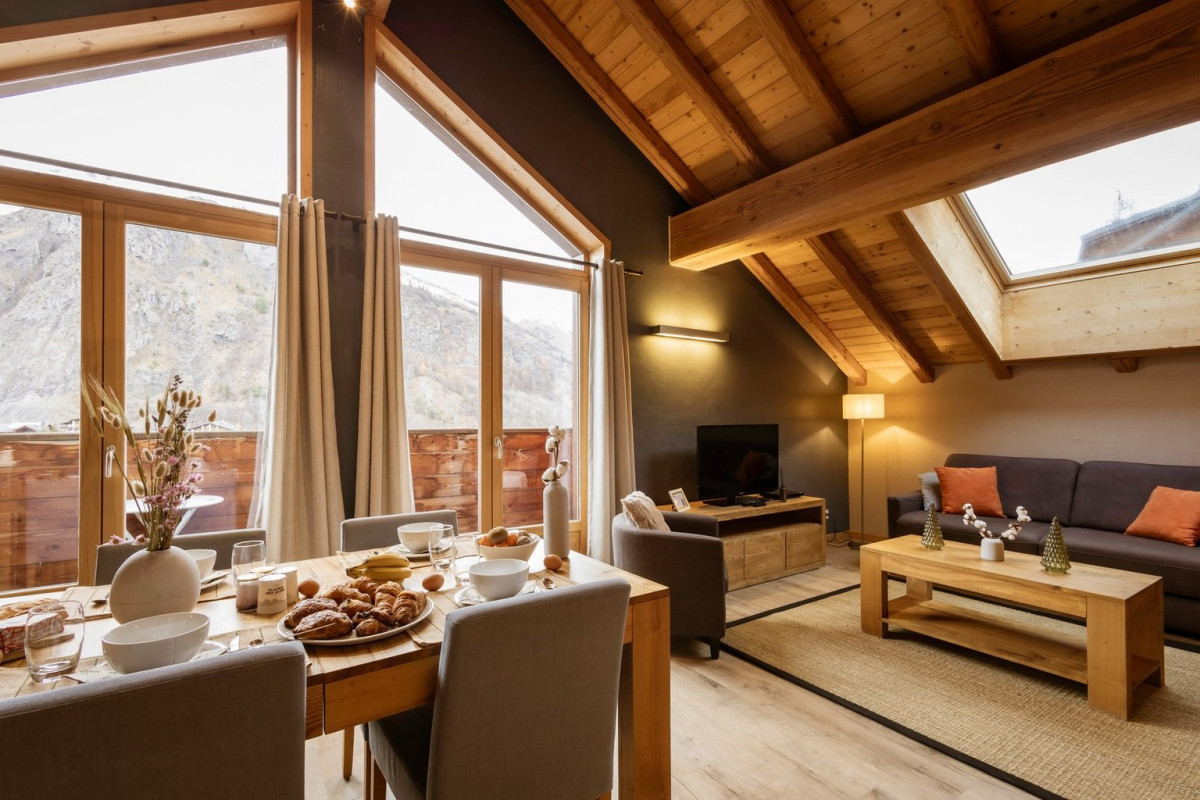 SEJOUR - APPARTEMENT ADRIEN 8 - VALLOIRE CENTRE 