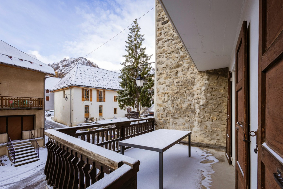 TERRASSE - APPARTEMENT ETOILE DES NEIGES 1 - VALLOIRE CENTRE