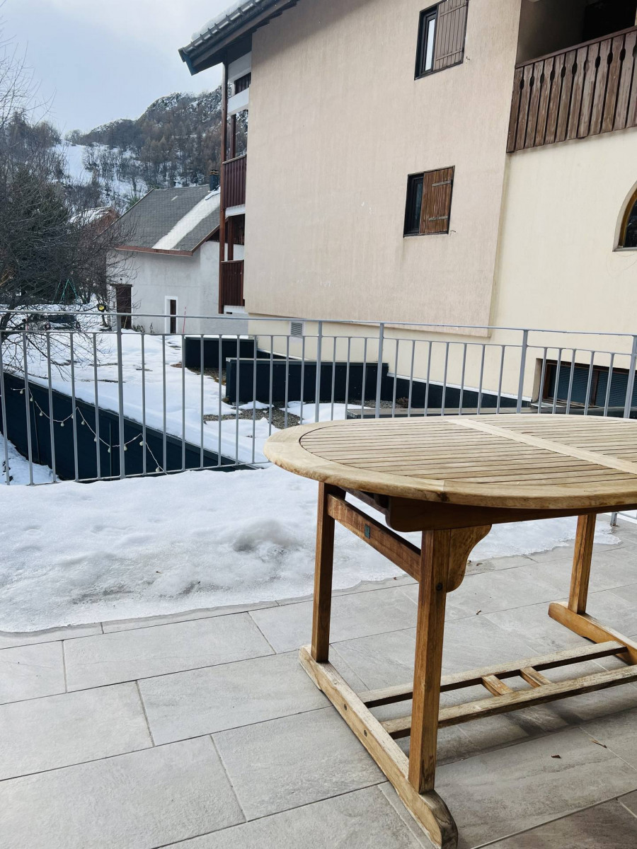 TERRASSE - APPARTEMENT MAISON D'ANGELINE 3 - VALLOIRE CENTRE 