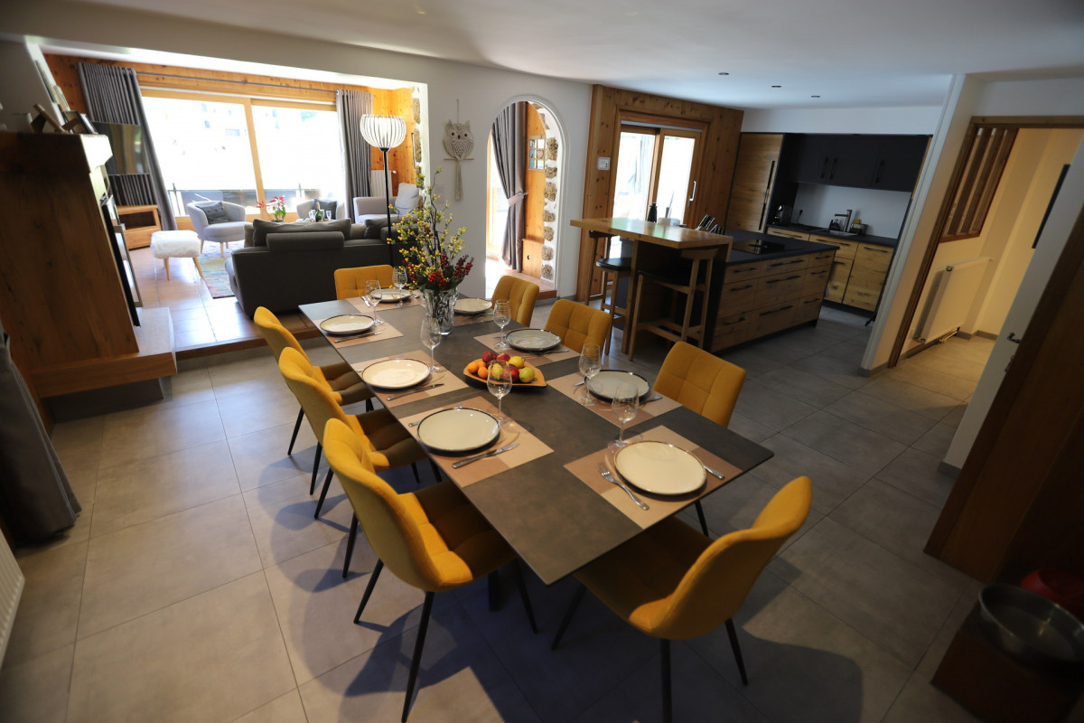 SALON - MAISON PIC VERT - LES VERNEYS VALLOIRE - VALLOIRE RESERVATIONS