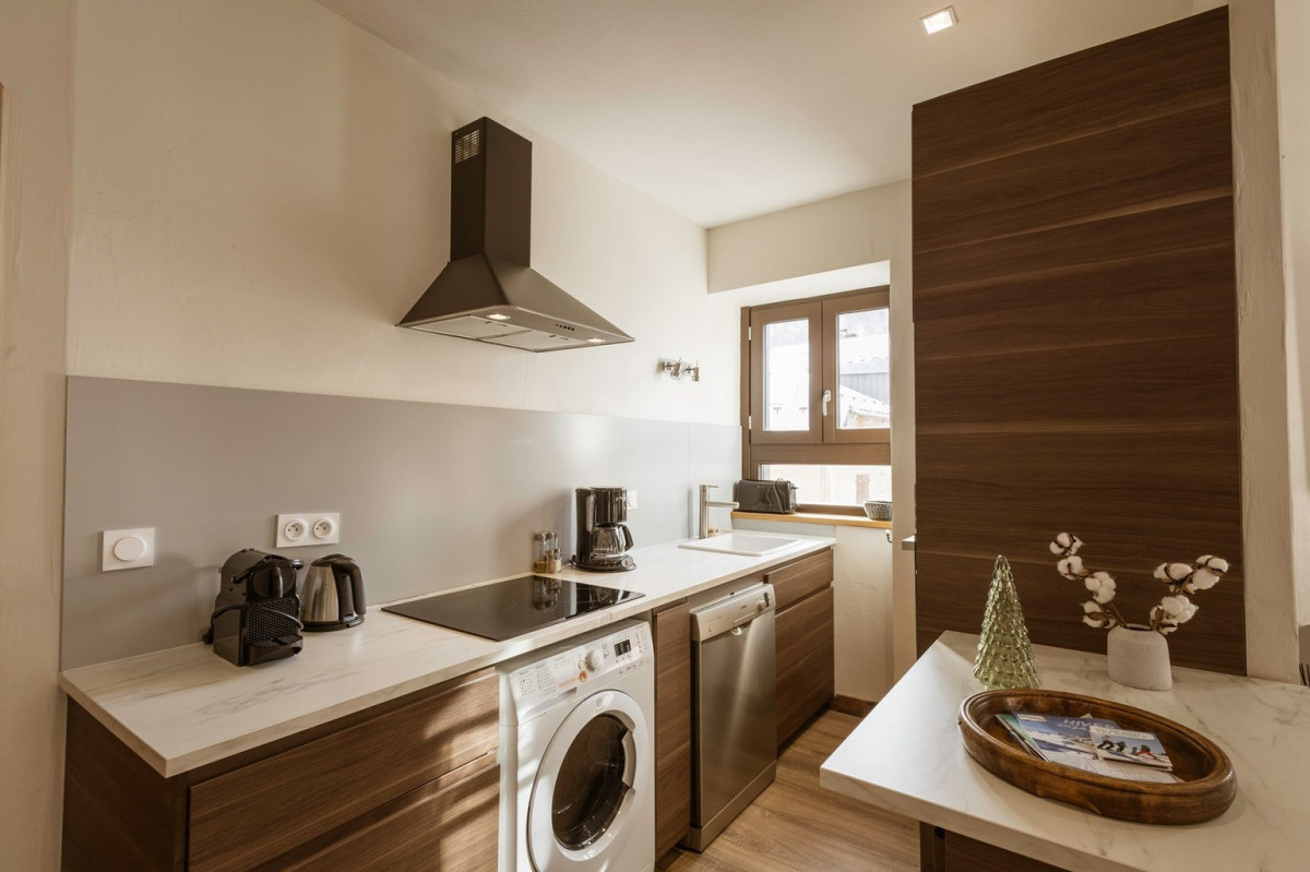 CUISINE - APPARTEMENT ETOILE DES NEIGES 6 - VALLOIRE CENTRE