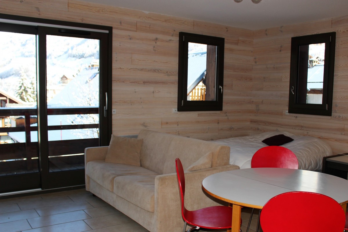 SALON -  STUDIO CHALET DU ROCHER SUITE 1 - VALLOIRE CENTRE - VALLOIRE RESERVATIONS