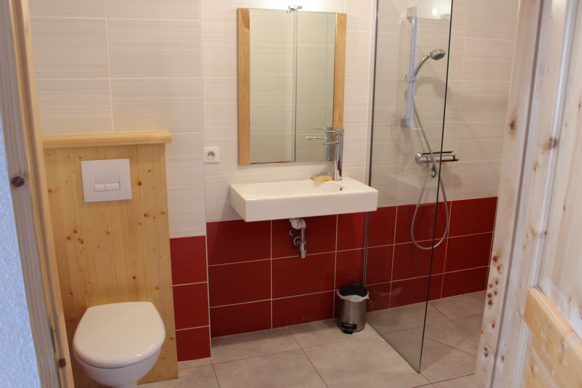 SALLE D'EAU-  STUDIO CHALET DU ROCHER SUITE 1 - VALLOIRE CENTRE