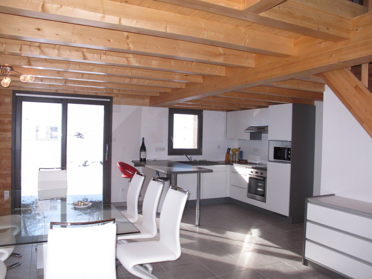 COIN REPAS - APPARTEMENT CHALET DU ROCHER SUITE 15 - VALLOIRE CENTRE - VALLOIRE RESERVATIONS
