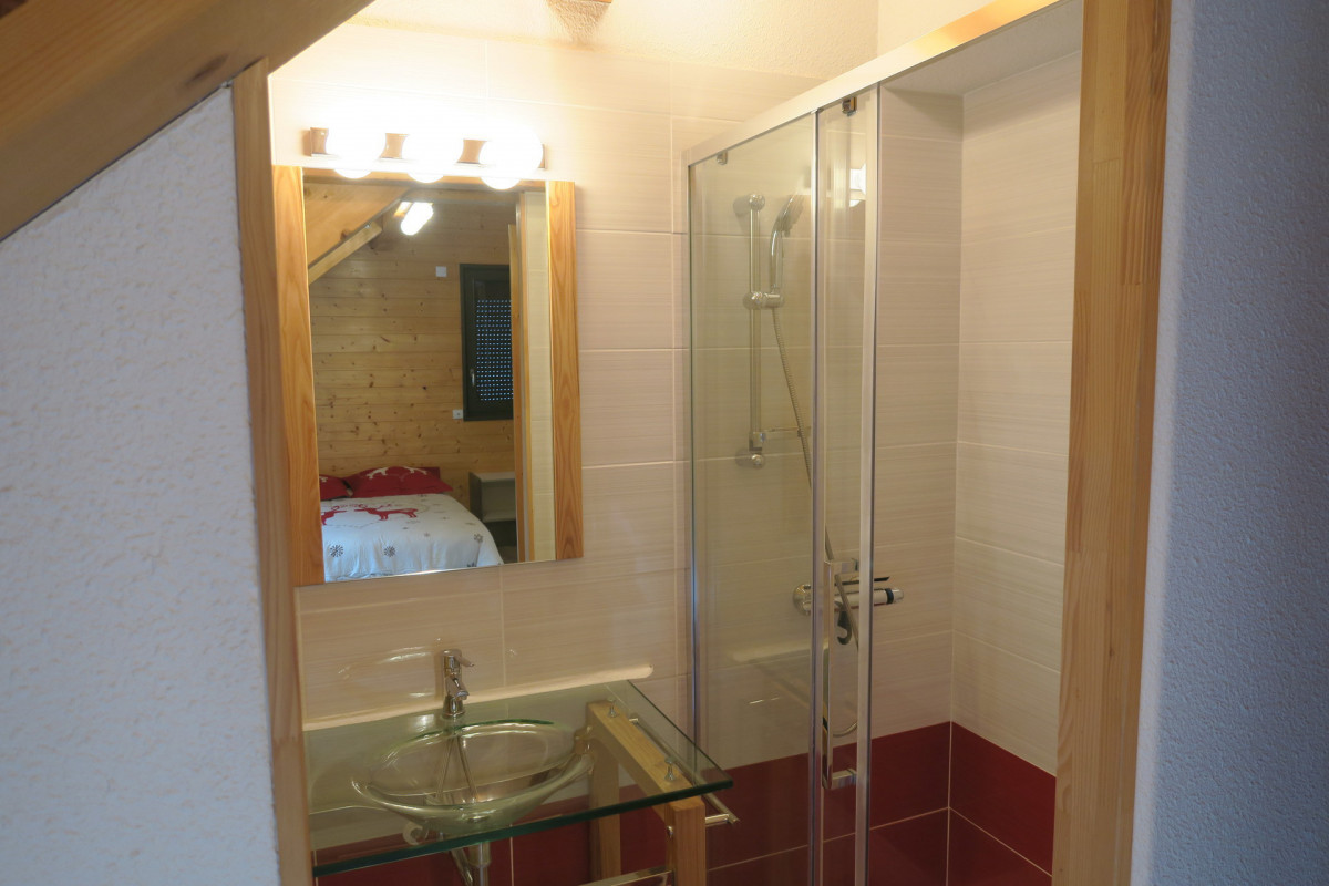 SALLE D'EAU- APPARTEMENT CHALET DU ROCHER SUITE 15 - VALLOIRE CENTRE 