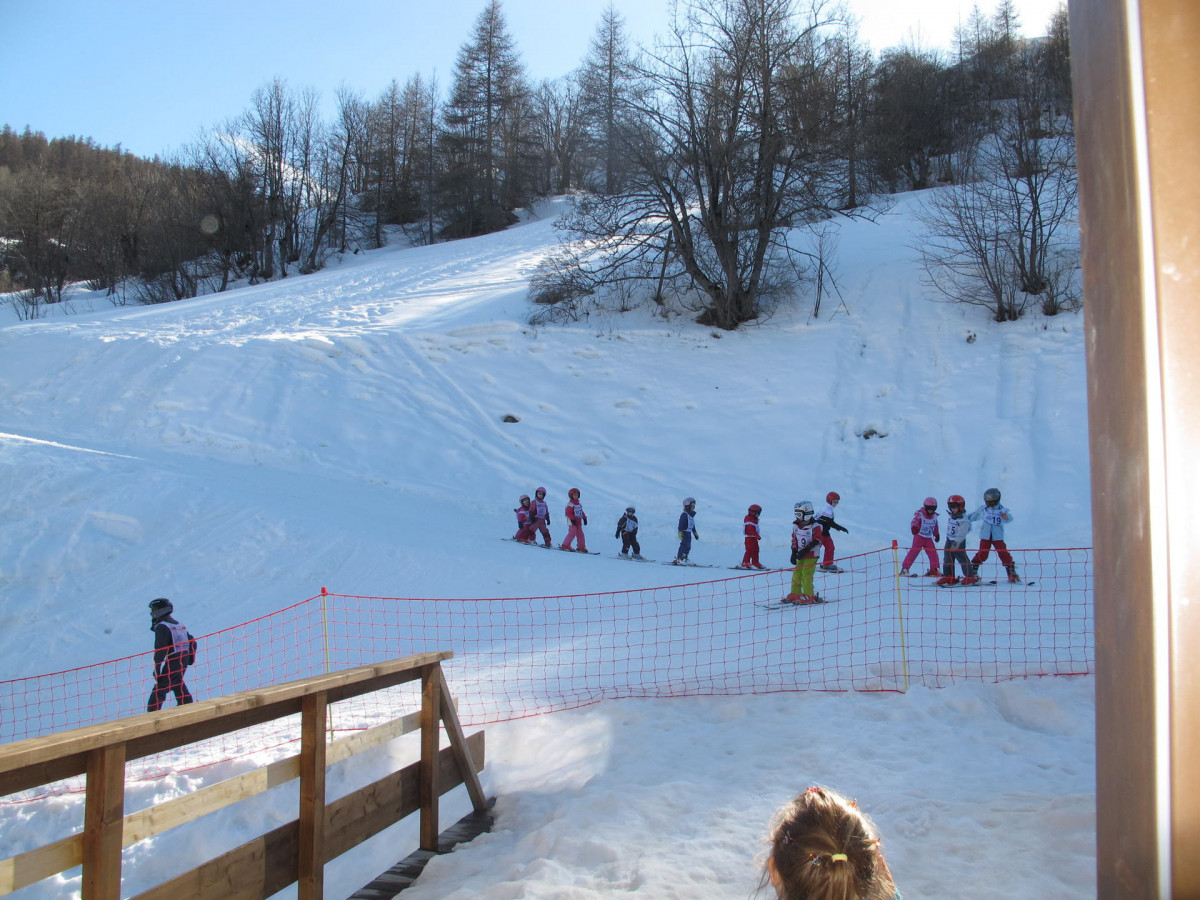 VUE HIVER- APPARTEMENT CHALET DU ROCHER SUITE 15 - VALLOIRE CENTRE 
