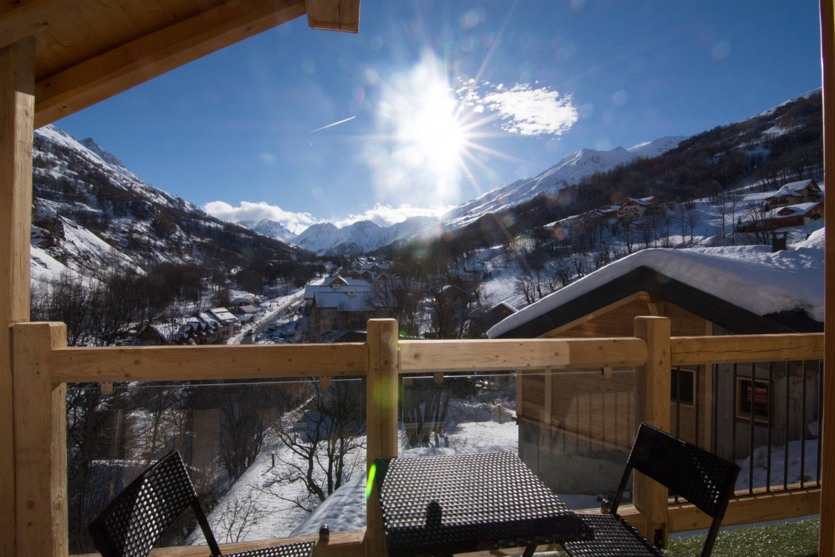 VUE BALCON - CHALET APPARTEMENT SANDEMA2 - VALLOIRE LE CRET DU SERROZ 
