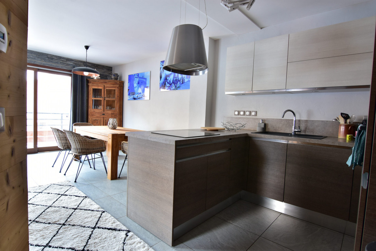 CUISINE - APPARTEMENT EPINETTE 101 - VALLOIRE CENTRE CUISINE - APPARTEMENT EPINETTE 101 - VALLOIRE CENTRE