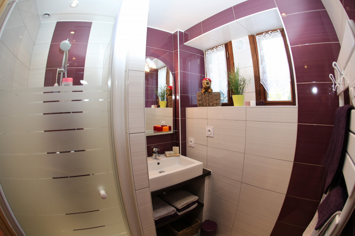 SALLE D'EAU - CHALET LES GENTIANES APPARTEMENT 1 - VALLOIRE CENTRE SALLE D'EAU - CHALET LES GENTIANES APPARTEMENT 1 - VALLOIRE CENTRE