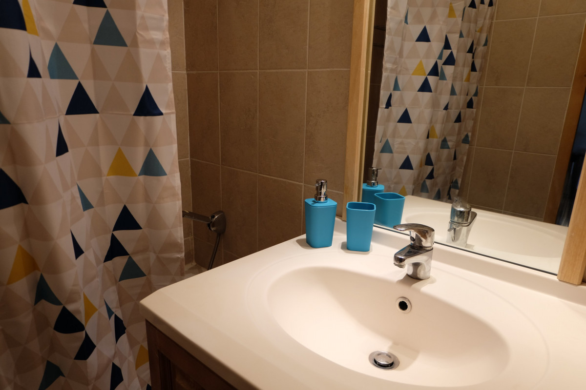 SALLE DE BAINS - GENTIANE 302 APPARTEMENT HAMEAU DE LA VALLEE D'OR - LES CHARBONNIERES VALLOIRE SALLE DE BAINS - GENTIANE 302 APPARTEMENT HAMEAU DE LA VALLEE D'OR - LES CHARBONNIERES VALLOIRE