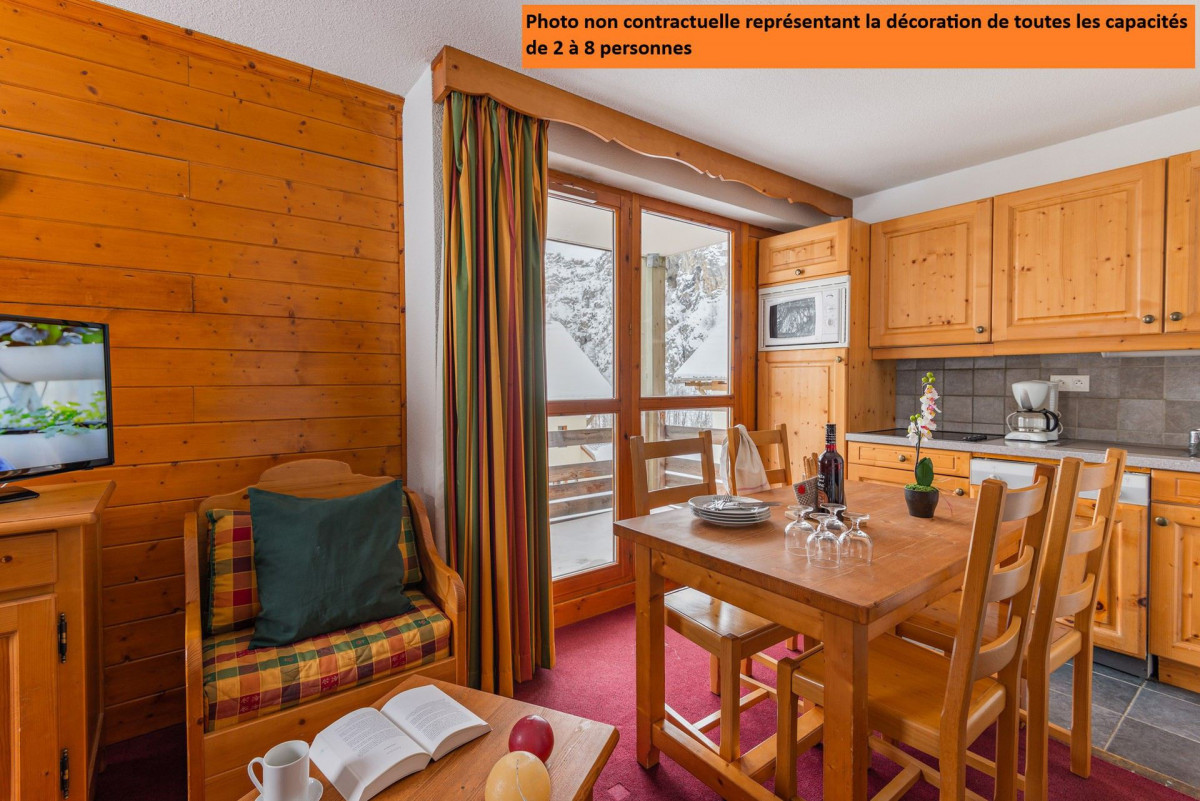 SALON - STUDIO 2PERSONNES - CHALETS DU GALIBIER LAGRANGE - MOULIN BENJAMIN 