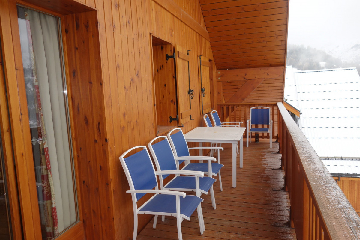 BALCON - APPARTEMENT CHALETS DE LA VALLEE D'OR CAMPANULE 400 - LES CHARBONNIERES VALLOIRE BALCON - APPARTEMENT CHALETS DE LA VALLEE D'OR CAMPANULE 400 - LES CHARBONNIERES VALLOIRE