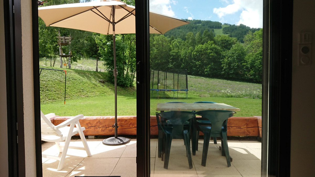 TERRASSE - APPARTEMENT CHALET DES PLANS - VALLOIRE LES PLANS TERRASSE - APPARTEMENT CHALET DES PLANS - VALLOIRE LES PLANS