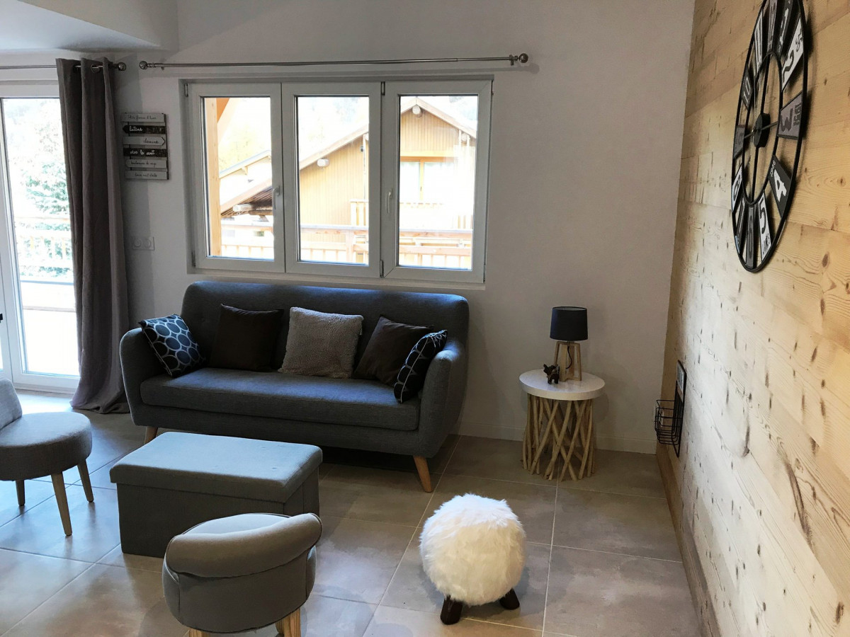 SALON - LES BALCONS DE PIERRE POMME APPARTEMENT 4 NORD - VALLOIRE LES VERNEYS - VALLOIRE RESERVATIONS