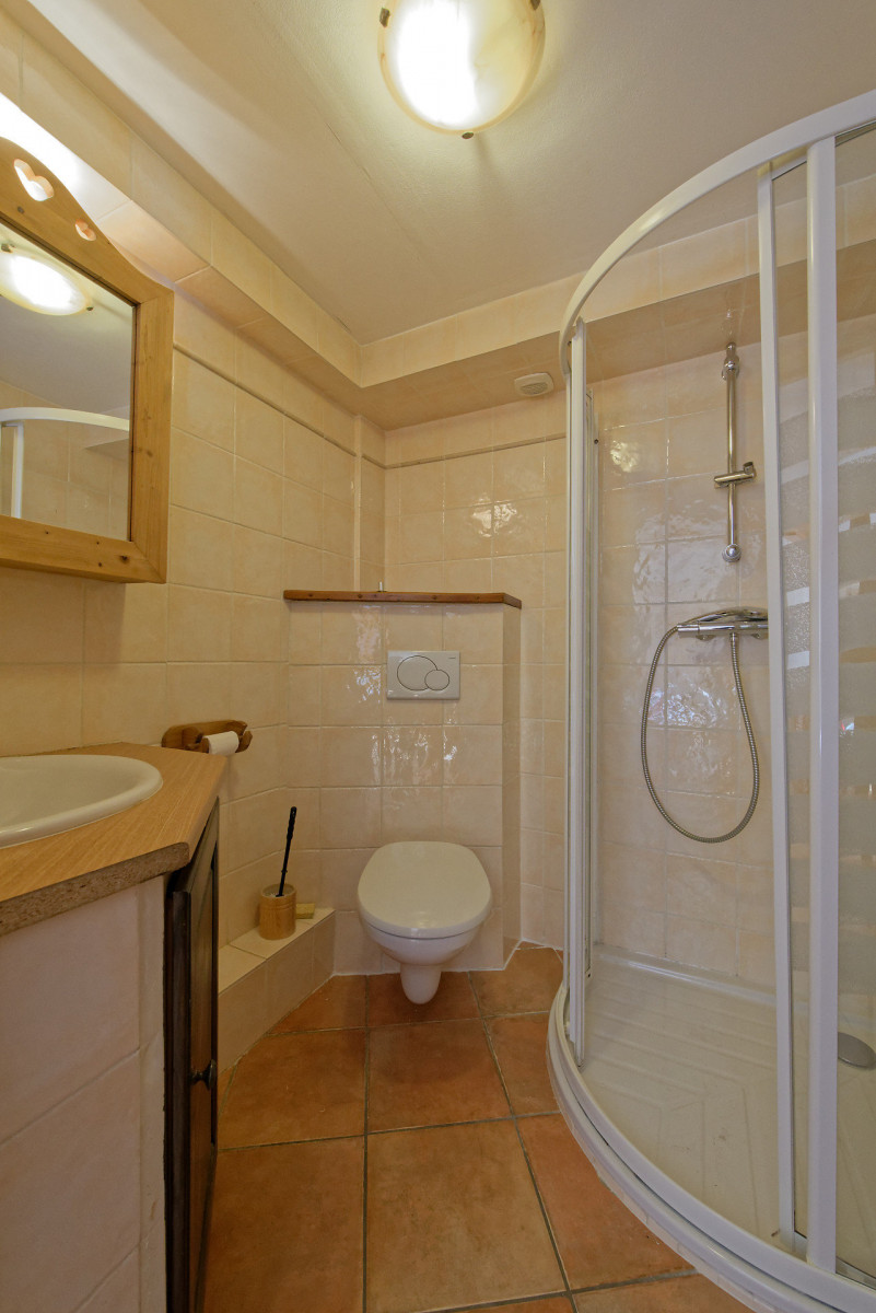 SALLE DE BAINS - MAISON NOTRE NID APPARTEMENT LES GENTIANES - VALLOIRE La Borgé SALLE DE BAINS - MAISON NOTRE NID APPARTEMENT LES GENTIANES - VALLOIRE La Borgé