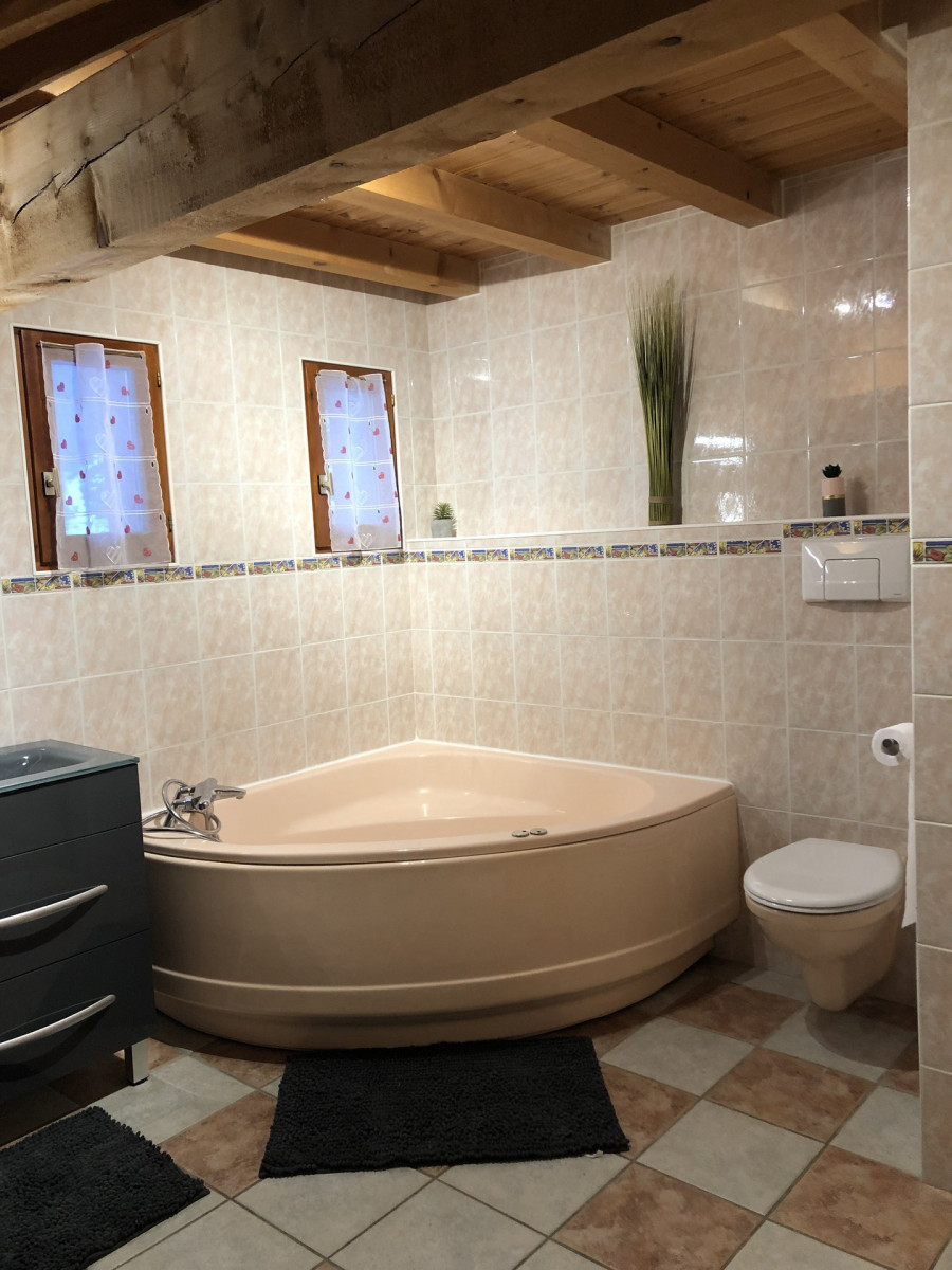 SALLE DE BAIN - CHALET COLENFREY - VALLOIRE LE SERROZ SALLE DE BAIN - CHALET COLENFREY - VALLOIRE LE SERROZ