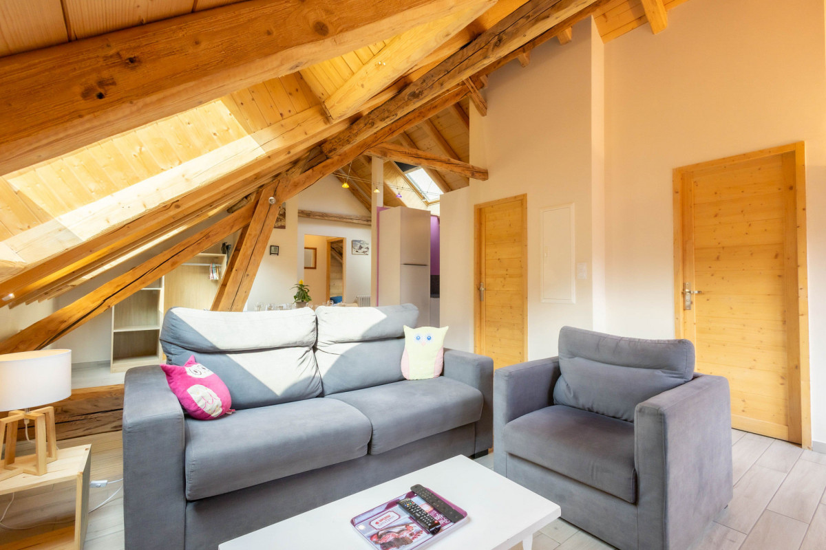 SALON - APPARTEMENT LES LIGNIERES  -VALLOIRE CENTRE - VALLOIRE RESERVATIONS