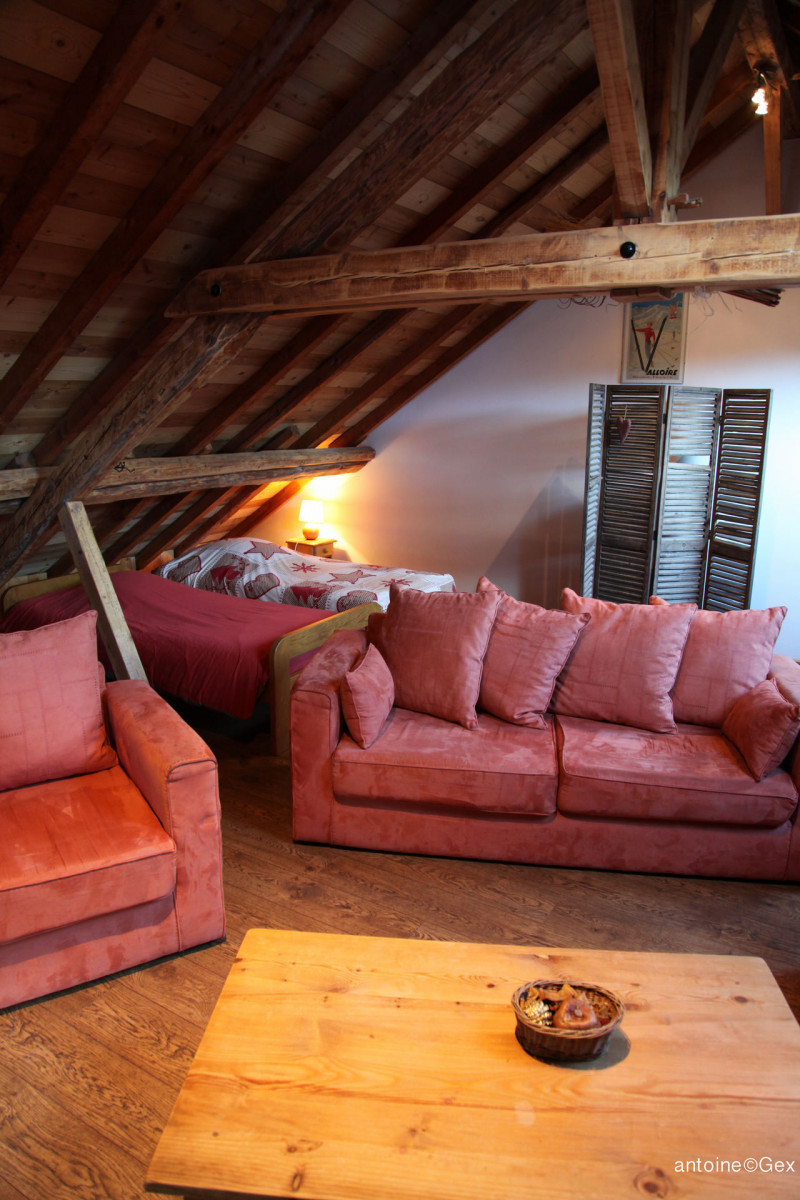 CHAMBRE ET SALON - APPARTEMENT ABRIGRANGE - VALLOIRE LA RUAZ  CHAMBRE ET SALON - APPARTEMENT ABRIGRANGE - VALLOIRE LA RUAZ