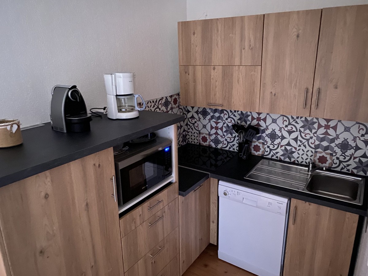 CUISINE - HAMEAU DE VALLOIRE APPARTEMENT 116 - VALLOIRE LES CHOSEAUX