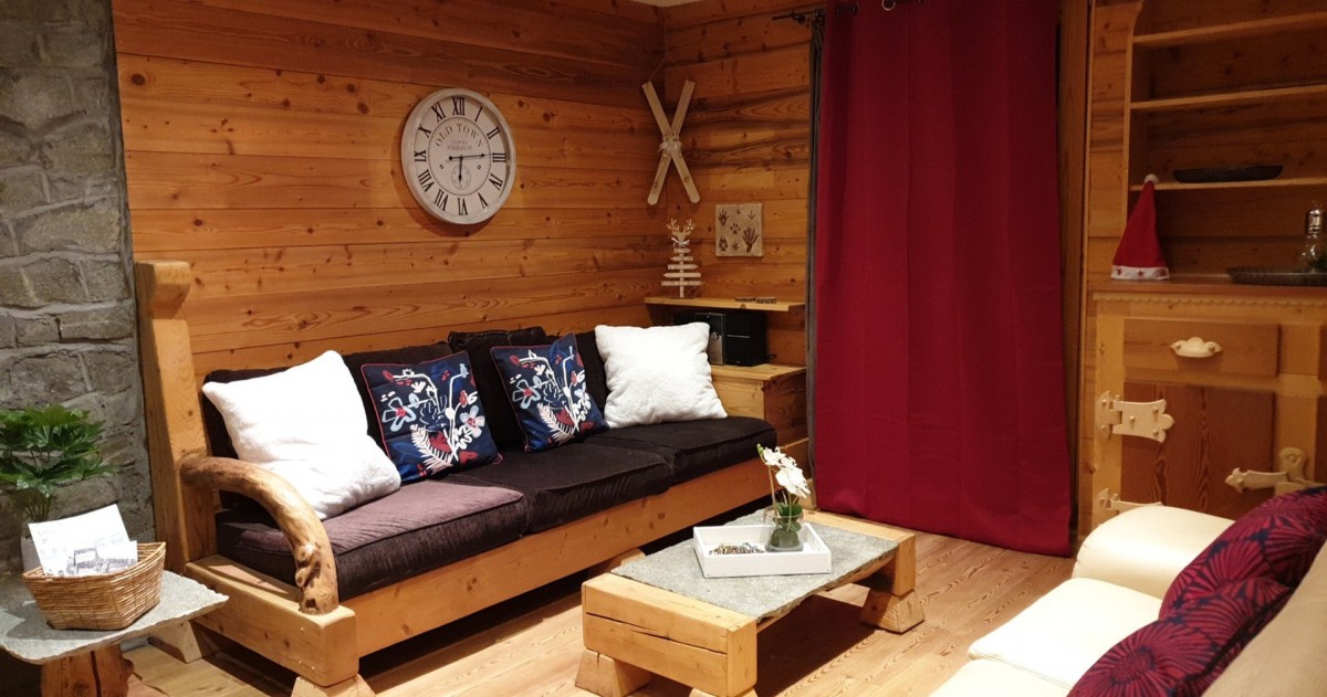 SALON - APPARTEMENT LES BOIS RONDS 1 - VALLOIRE LE SEROZ - VALLOIRE RESERVATIONS 