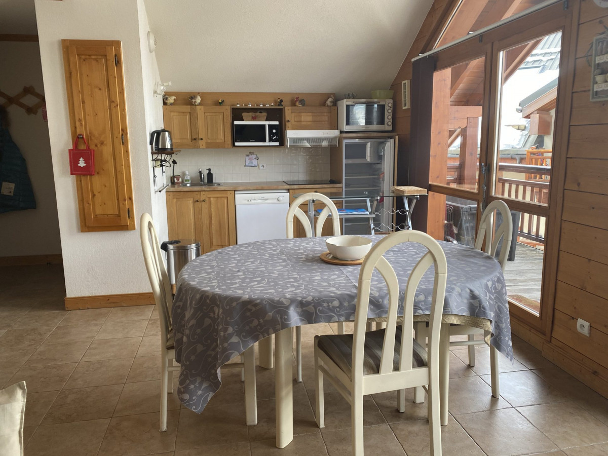 SEJOUR CUISINE - APPARTEMENT GRAND VY B201 - VALLOIRE LA GRAND VY SEJOUR CUISINE - APPARTEMENT GRAND VY B201 - VALLOIRE LA GRAND VY