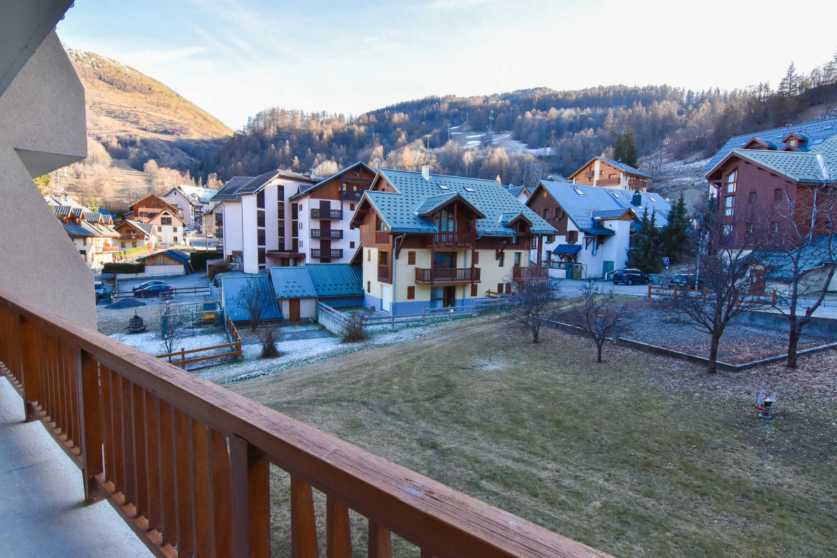 VUE DU BALCON - APPARTEMENT LES CHARDONNETS 5 - VALLOIRE CENTRE